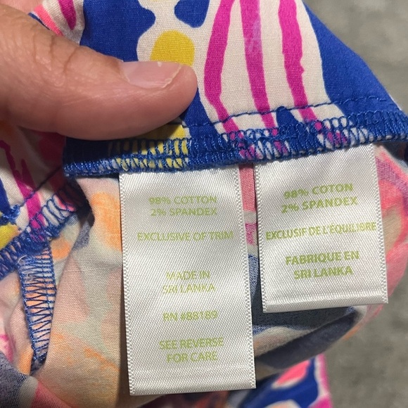 Lilly Pulitzer Ocean View Boardshort Brilliant Blue Catch and Release Size Small - Picture 5 of 5